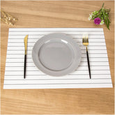 PVC Washable Mats for Dining Table - 45x30 cm Placemats Heat-resistant (10Pc Set)